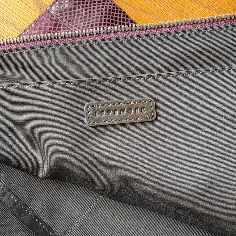 Purple Leather Tablet Storage Case